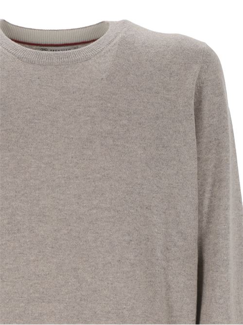 Beige cashmere knit Brunello Cucinelli | M2200100CEA72